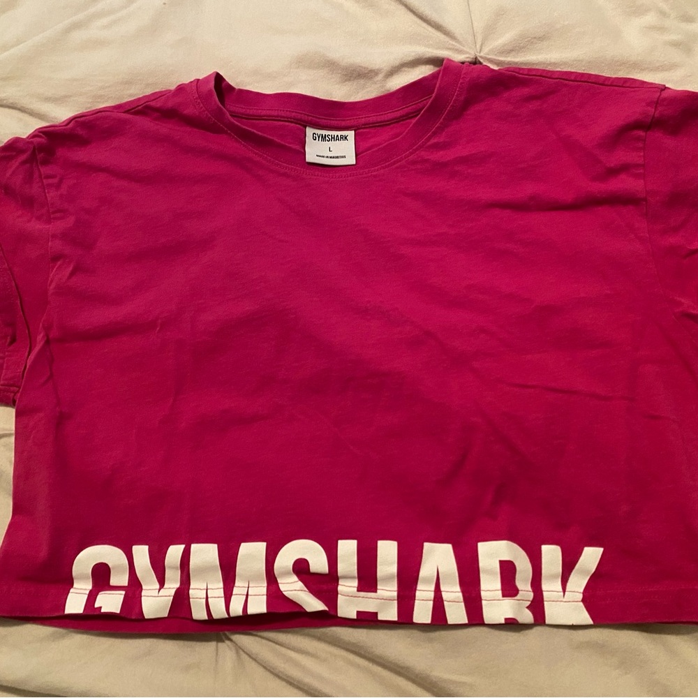 Gymshark size L crop top